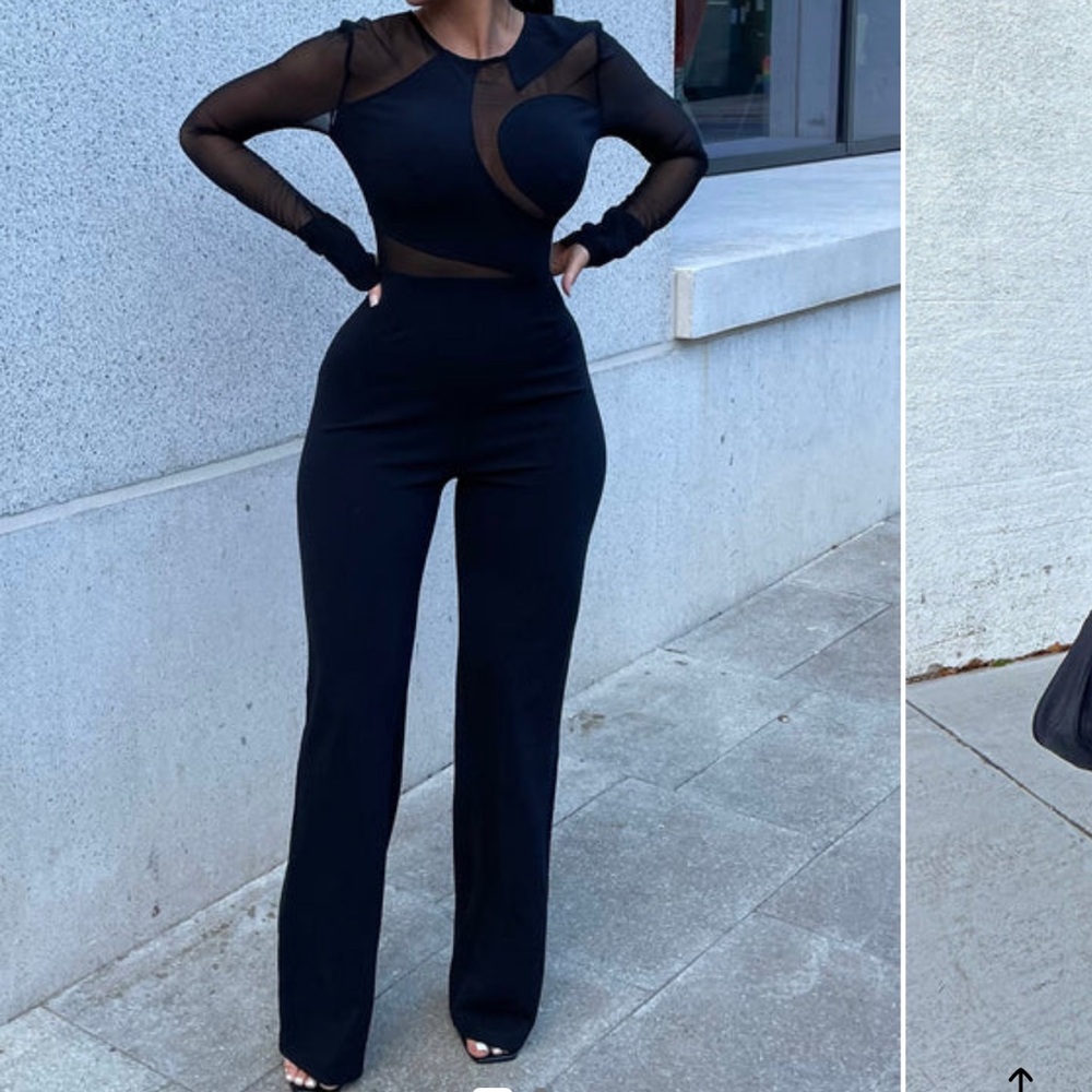 Elegant Black Women's Dress